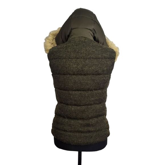 Zara Trafaluc outerwear olive green puffer vest - Picture 4 of 13
